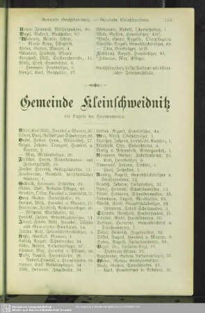 Gemeinde Kleinschweidnitz