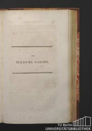 The pleasure garden.