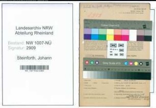 Entnazifizierung Johann Steinforth , geb. 07.03.1904 (Metzger)