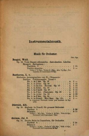 Catalog des Musikalien-Verlages von J. Rieter-Biedermann in Leipzig und Winterthur. [2], Erster Nachtrag. Juni 1768 bis December 1871