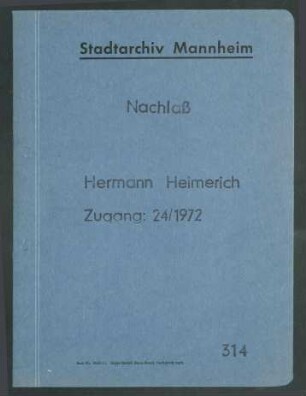 Diverse Aufsätze und Reden