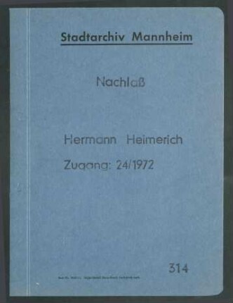 Diverse Aufsätze und Reden