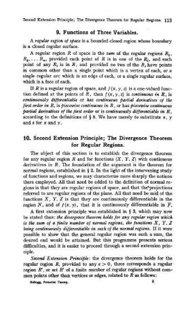 9. Functions of three variables.
