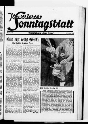 Illustriertes Sontagsblatt. 1938-1941