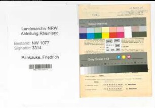 Entnazifizierung Friedrich Pankauke , geb. 13.04.1910 (Polizist)