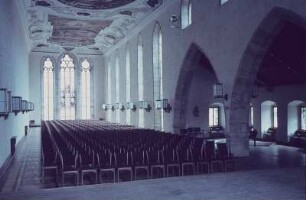 Saalfeld. Stadtmuseum im Franziskanerkloster, Festsaal mit Barockdecke