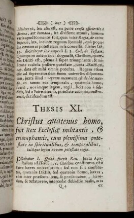 Thesis XI. - Thesis XIII.