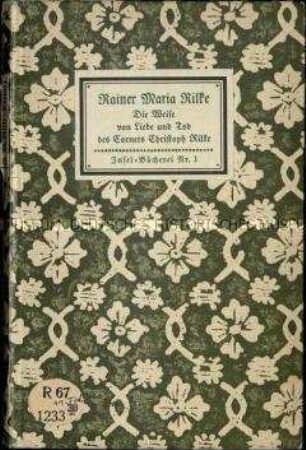 Lyrische Erzählung von Rainer Maria Rilke