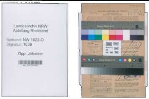 Entnazifizierung Johanne Opp , geb. 16.09.1906 (Verwaltungsangestellte)