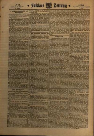 Dritte Ausgabe vom Samstag, den 25. Juni 1910.