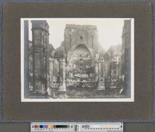 Die Ruinen der großen Michaeliskirche : Orgelnische, Innenruine