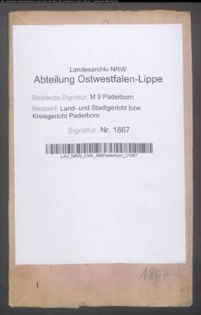 Erblasser: Sommerwerk; Erblasser: Sommerwerk, Ferdinandine, geb. Hillenkamp: