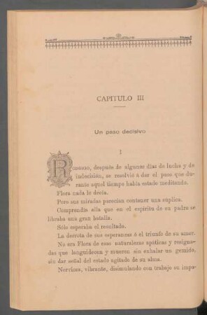 Capítulo III - Un paso decisivo