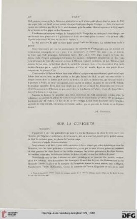 1: Sur la curiosité