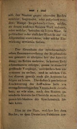 Sammlung der wichtigsten Actenstücke zur neuesten Zeitgeschichte : nebst chronologischer Übersicht der merkwürdigsten Begebenheiten, 1. 1806 (1807)