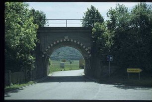 Gewölbter Straßendurchlaß