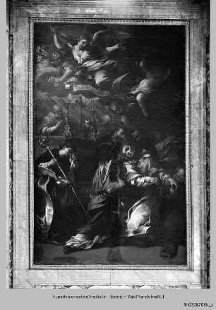 Altar Pannocchieschi d'Elci: Tod des Heiligen Thomas von Villanova