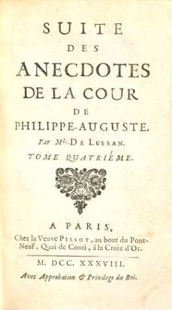 Anecdotes De La Cour De Philippe-Auguste, 4. Suite