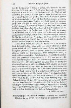 148-149 [Rezension] Rauschen, Gerhard, Kirchengeschichte