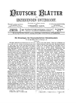 Die Grundlagen der Gemeinschaftslehre Schleiermachers : (Fortsetzung)