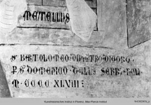 Metellus - Dekoration der Westwand und der westlichen Gewölbezwickel