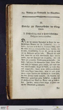 IX. Beiträge zur Naturgeschichte der Säugthiere