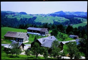 Müselbach: Dorf Müselbach an der Bregenzer Ache
