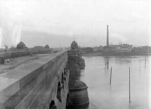 Bau der alten Kanalbrücke Minden/MLK