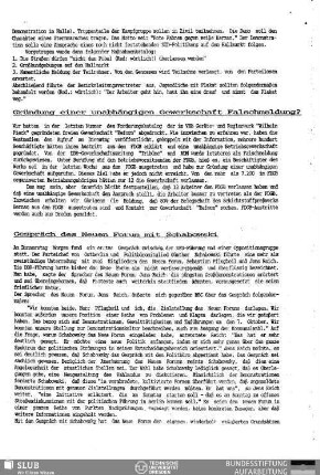 Gründung einer unabhängigen Gewerkschaft Falschmeldung?