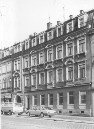Dresden-Neustadt, Radeberger Straße 46. Wohnhaus (um 1890). Straßenansicht