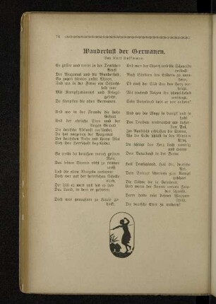 Wanderlust der Germanen.