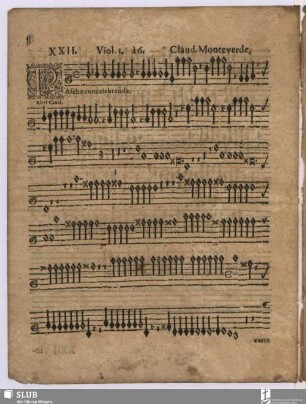 XXII. Monteverdi, Claudio: Pascha concelebranda