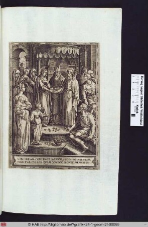 Vermählung Mariae mit Joseph.