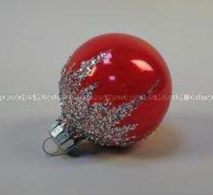 Christbaumschmuck: Rote Christbaumkugel