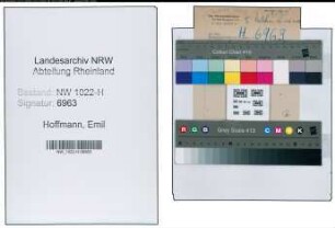 Entnazifizierung Emil Hoffmann , geb. 00.00.0000 (Kassierer)