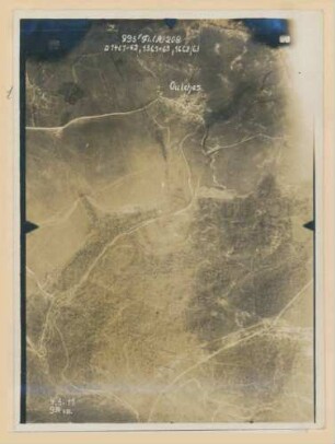 Foto der Stellungen bei Oulches-la-Vallée-Foulon (Luftbild)