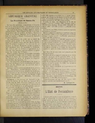 L'Etat de Pernambuco