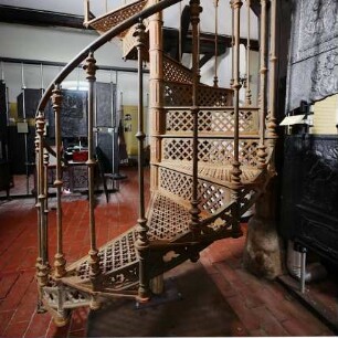Gusseiserne Wendeltreppe