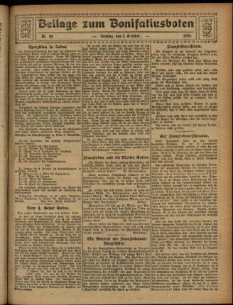 Zweite Ausgabe vom Sonntag, den 03. Oktober 1926.