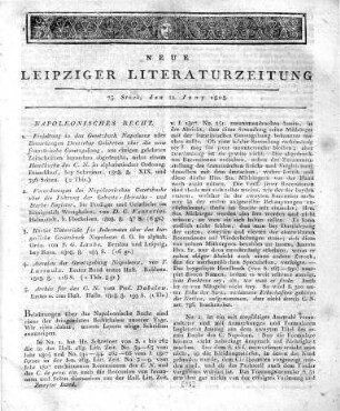 1808-06-22 : 75. Stück