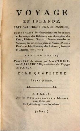 Voyage en Islande, Tome 4