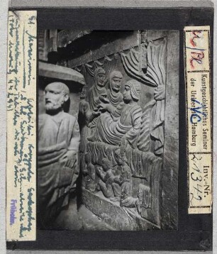 Trier, St. Maximin, Abteikirche, Krypta: Sarkophag eines Heiligen