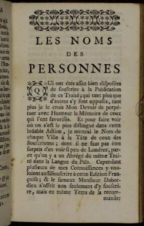 Les Noms Des Personnes