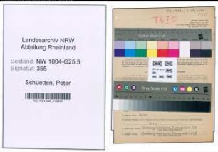 Entnazifizierung Peter Schuetten , geb. 09.03.1899 (Baecker)
