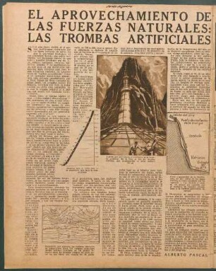El aprovechamiento de las fuerzas naturales: Las trombas artificiales