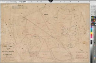 Ibbenbüren (Ibbenbüren), Teilung der Püsselbüren-Uffelner Gemeinheit, Bl. 2 Brouillonkarte Flur 1