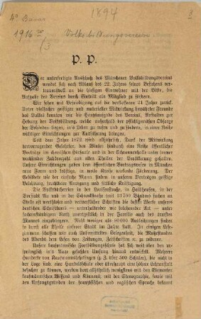 Münchener Volksbildungsverein : (Schriften, welche denselben betreffen.), 3