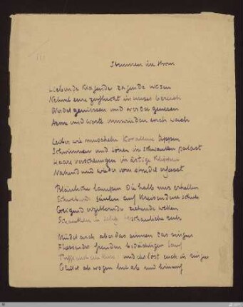 Stimmen im strom : [SW III: H14]; [SW III, S. 99/147-148]