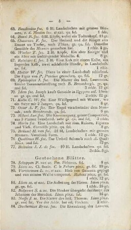 Gestochene Blätter