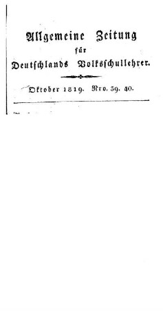 39/40: Heft 39/40